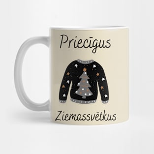 Priecīgus ziemassvētkus latvian merry christmas Mug